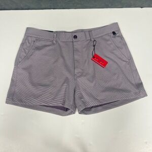 Halsey Sport Breakwater‎ Short Inseam 3"Stretch Moisture Wicking Purple Sz 36
